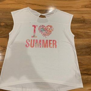 Girls "I love Summer" t-shirt